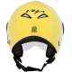 Vega Verve Motorsports Yellow Open Face Helmet, Size: S