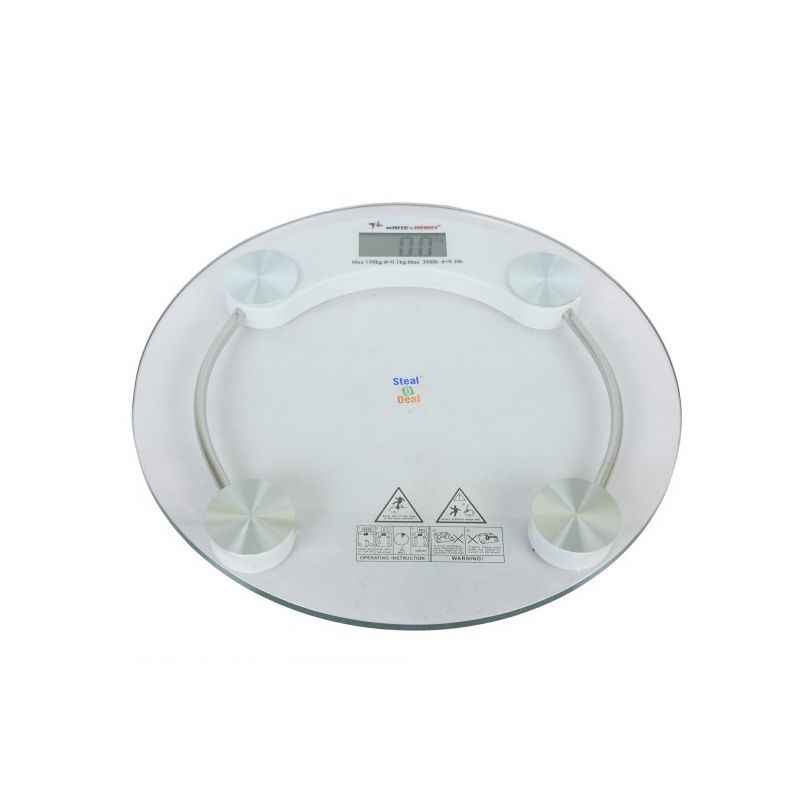Stealodeal 150kg Digital Round Body Weighing Scale, RW_150