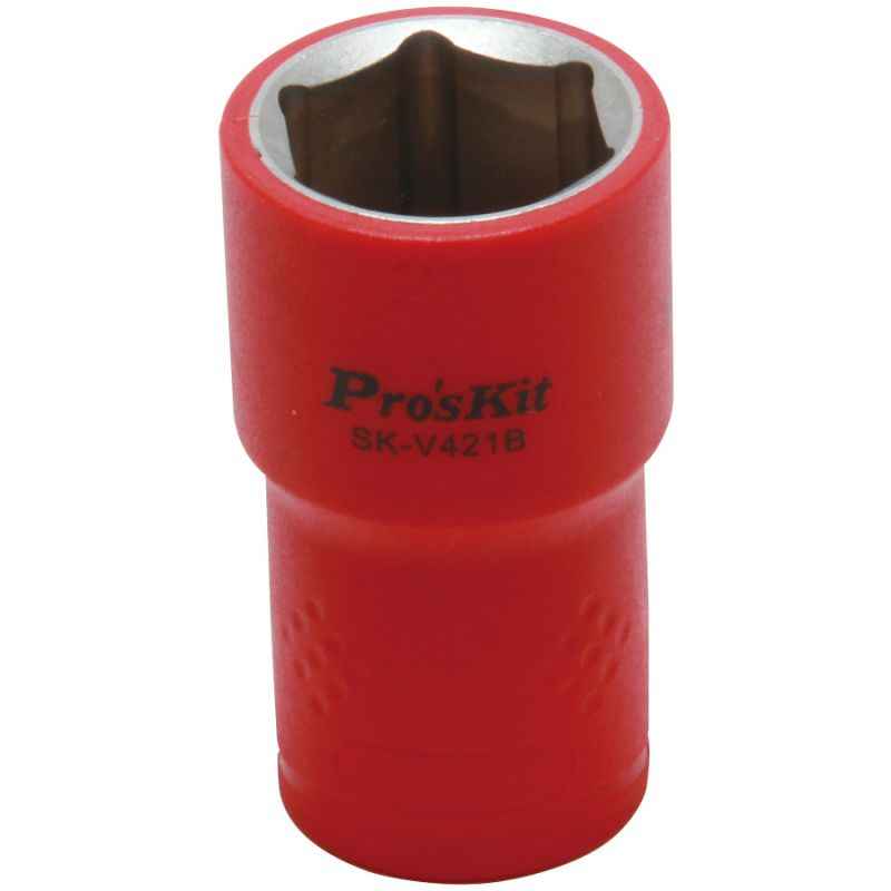 Proskit SK-V421B VDE 1000V Insulated 1/2 Inch Drive Socket 21mm