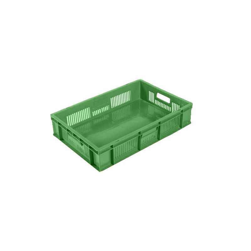 Supreme 600x400x120mm 25 Litre Green Premium Plastic Crate, SSP-604012
