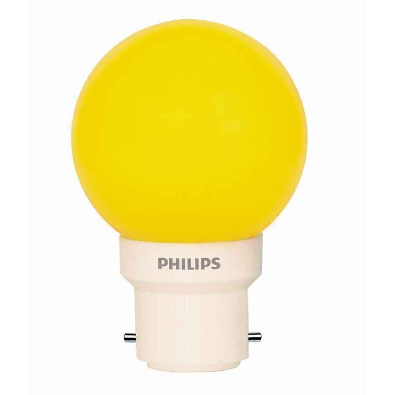 Philips 0.5W E-27 Yellow LED Bulbs (Pack of 2)