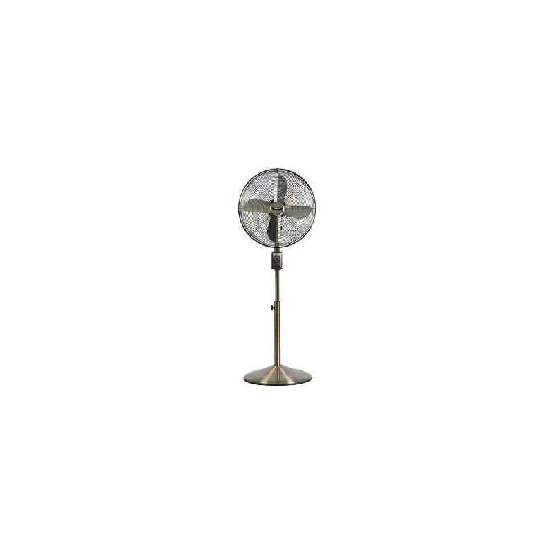 Havells 1394rpm Glitz Antique Brass Pedestal Fan, FHSGZSTABR16, Sweep: 400 mm