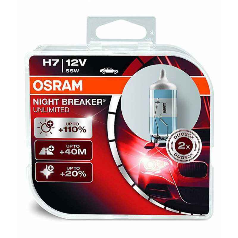 Osram H7 P64210 Night Breaker Unlimited NBU Duo Box (12V, 55W)