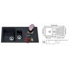 Nirali Granio Kitchen Sink, Size: 990x510 mm