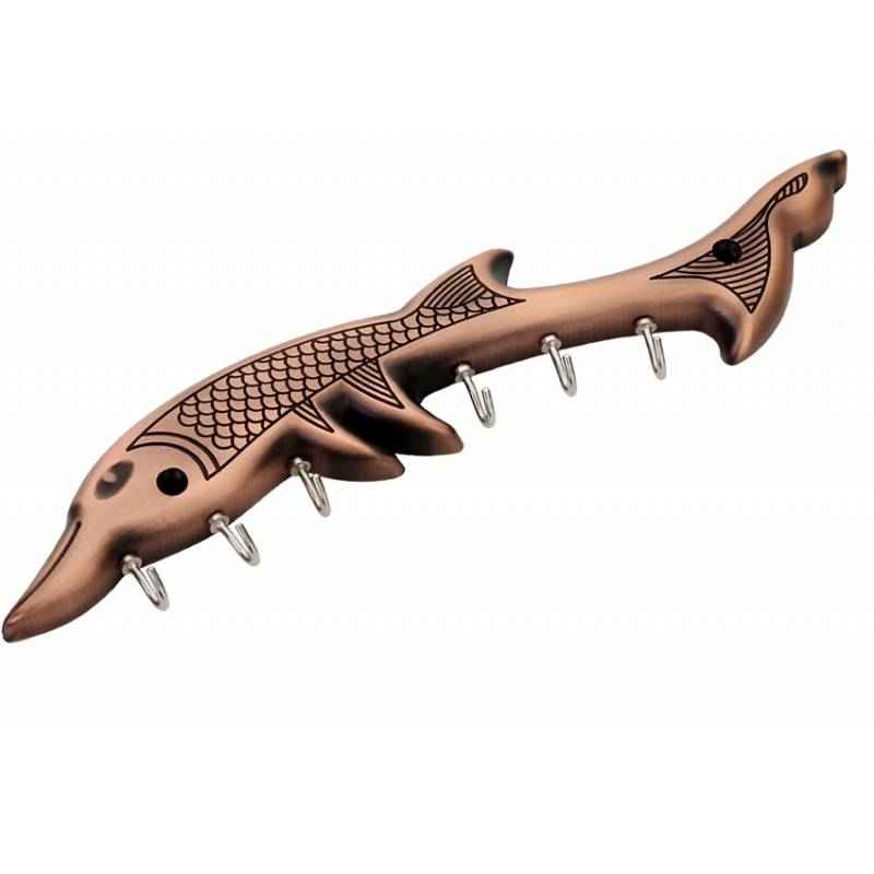 Abyss ABDY-0931 Copper Finish Stainless Steel Antique Dolphin Designer Hook