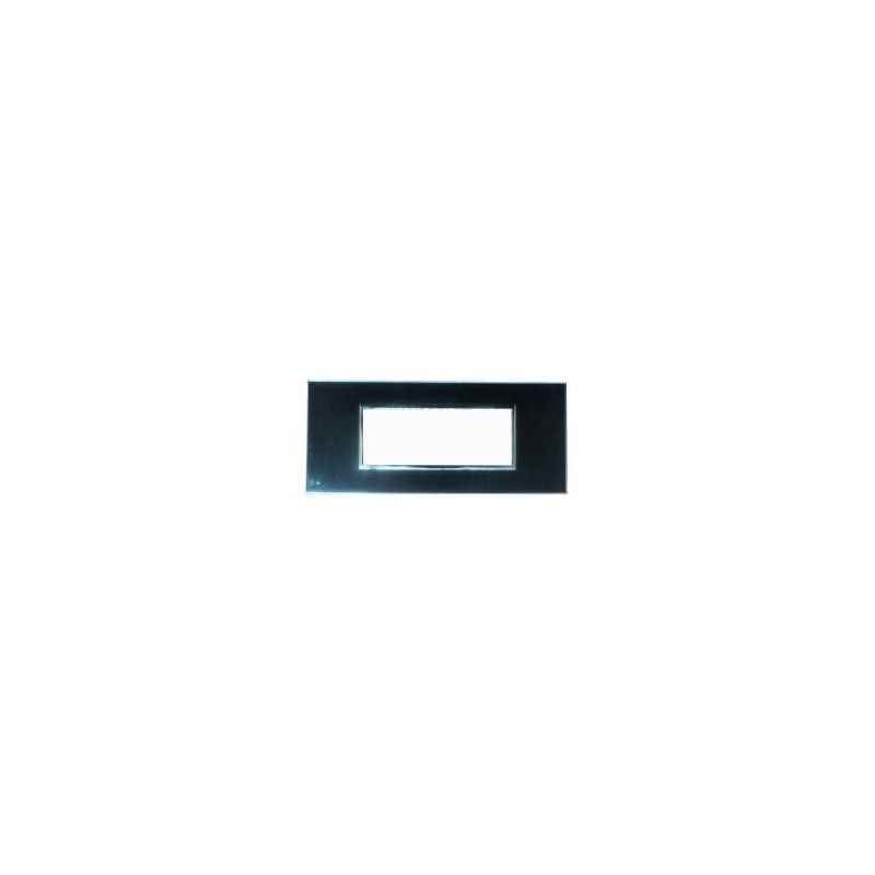 Legrand Arteor 2x4 Module Graphite Square Cover Plate With Frame, 5757 62