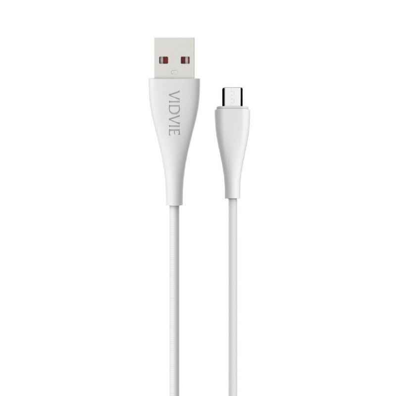 Vidvie 30cm White Android High Speed Micro USB Cable, CB440v-v8WH