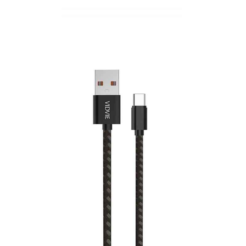 Vidvie 30cm Black Type-C High Speed Charging Cable, CB441t-tcBL