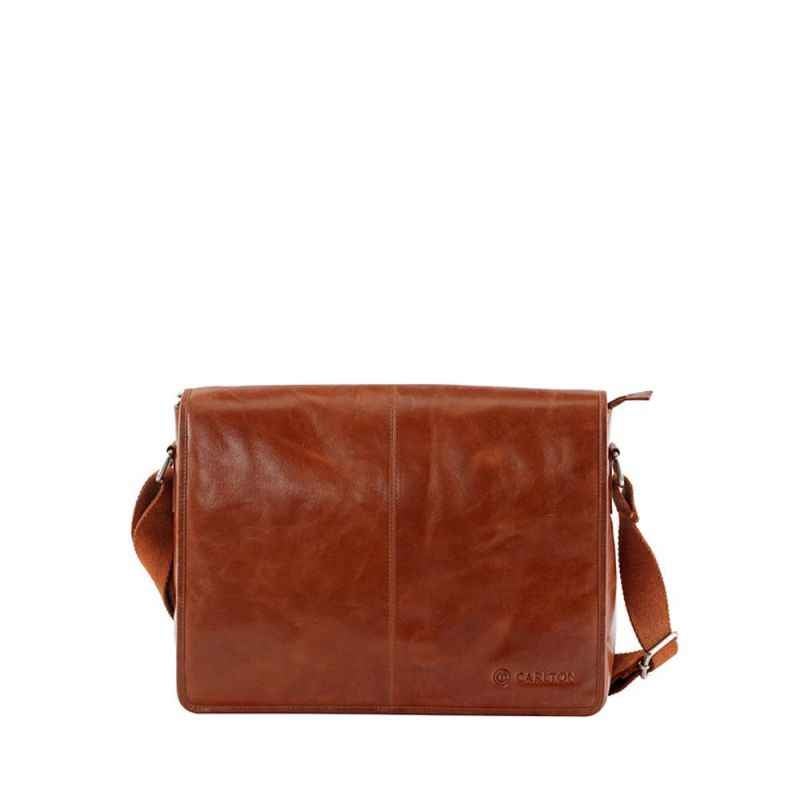 Carlton Inca Messenger Bag, Tan