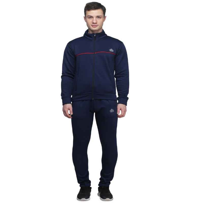Abloom 144 Navy Blue & Red Tracksuit, Size: S
