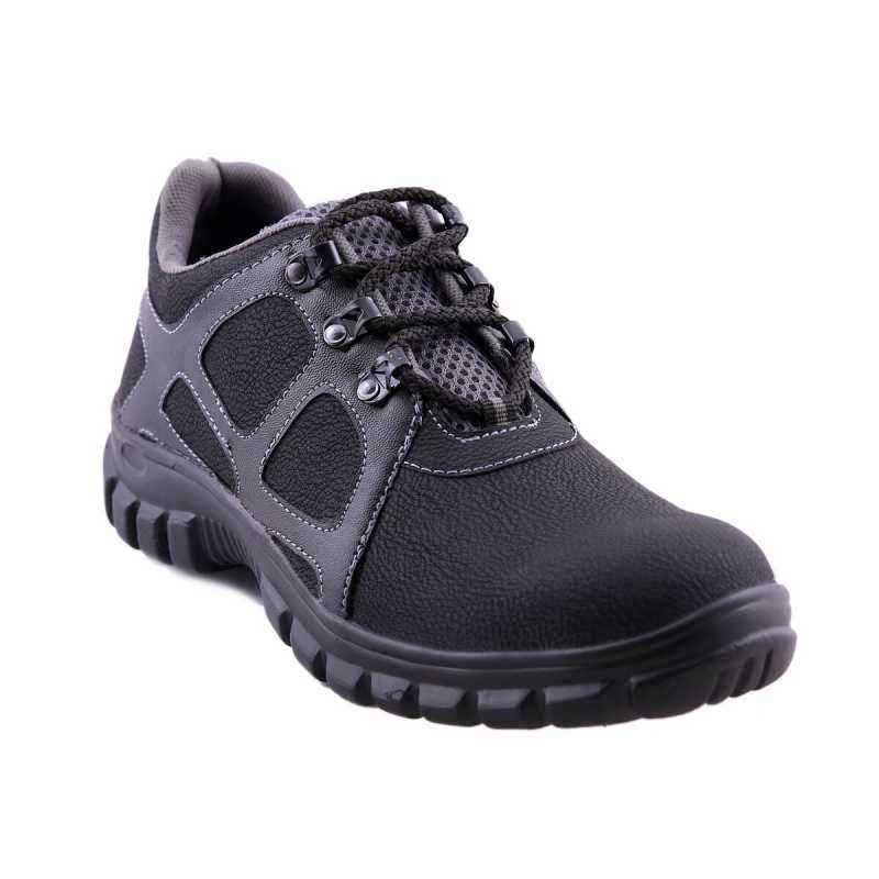 Timberwood TW05A Low Ankle Steel Toe Black Safety Shoes, Size: 9