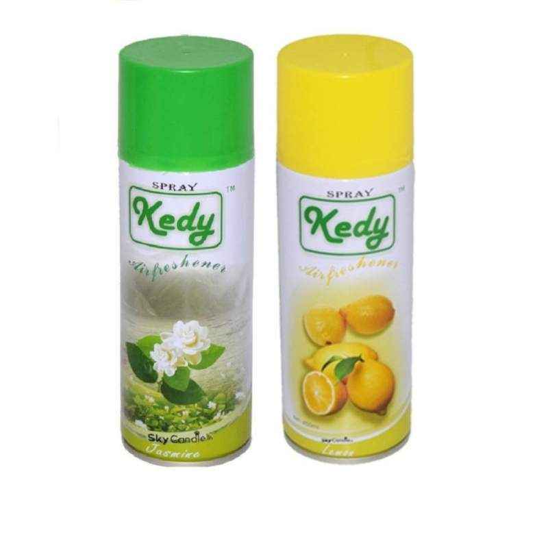 Kedy Jasmine & Lemon Water Spray Air Freshener Set, SP001
