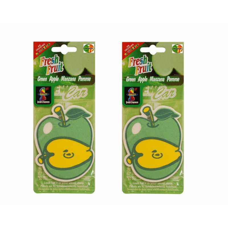 Ambro 50g Green Apple Hanging Air Freshener, P36 (Pack of 2)