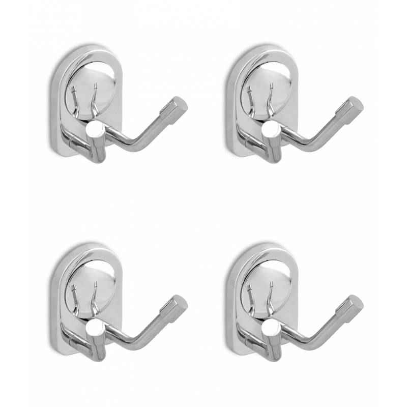 Doyours Dolphin Series 4 Pieces Stainless Steel Twin Robe Hook Set, DY-1054