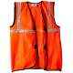 Safari Pro 1 Inch Orange Fabric Type Reflective Safety Jacket