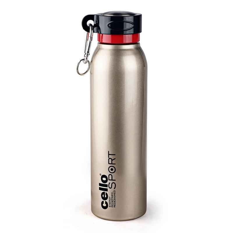 Buy Cello Beatle 550ml Gold Stainless Steel Water Bottle Online At Best Price On Moglix