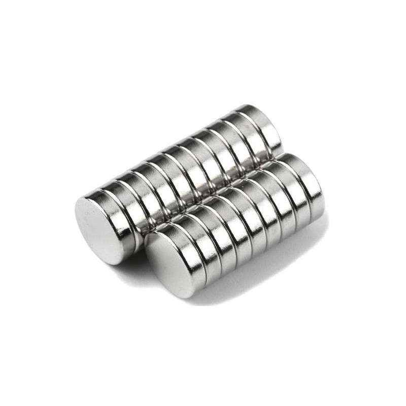 JPK Round Small Neodymium Magnet, 007-3 (Pack of 10)