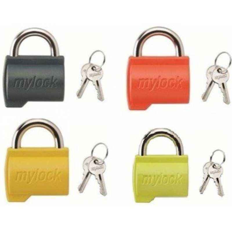 Godrej MyLock Candy Lock with 2 Keys, 6666 (Pack of 4)
