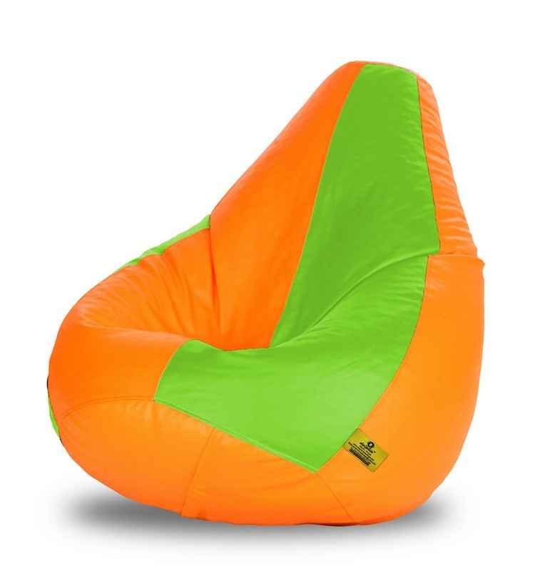 Buy Dolphin Dolbxl 20 F Green Orange Bean Bag Cover Without Beans Size Xl Online At Best Price On Moglix