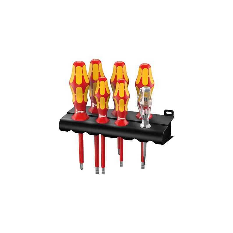 Wera Screwdriver Set with Voltage Tester & Rack, 5006147001