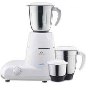 Bajaj 500W GX 6 White Mixer Grinder with 3 Jars