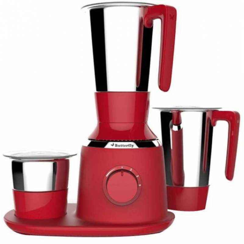 Butterfly Spectra 750W Red Mixer Grinder with 3 Jars