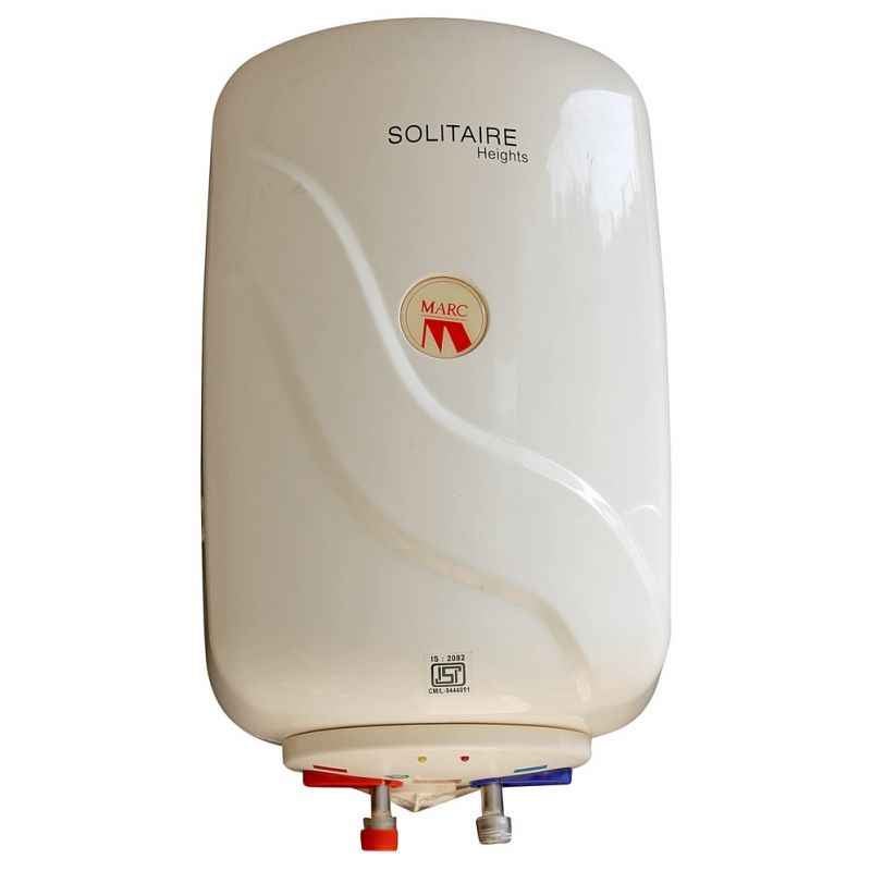 Marc 10 Litre Solitaire Heights Geyser, Off-White