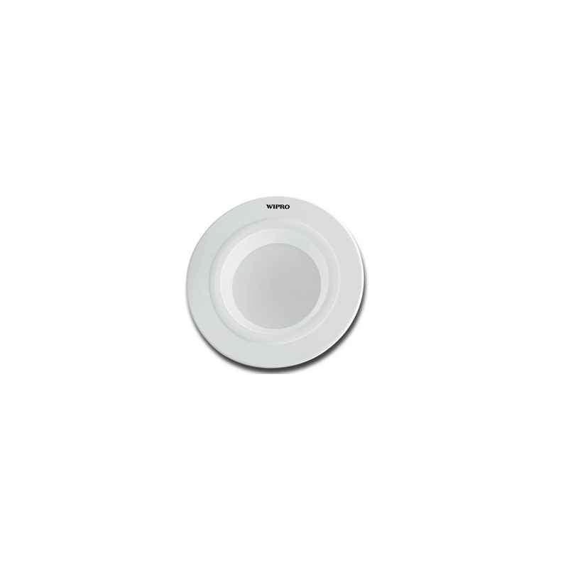 Wipro Garnet 7W White Circular LED Downlighter, D210740 (Pack of 6)