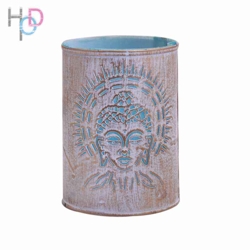 Height of Design HODNL13 Blue Gold Holy Buddha Night Lamp