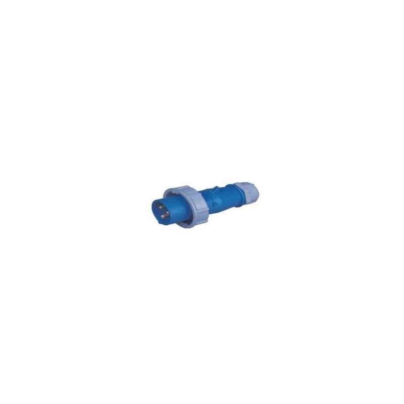 J-Bals 16A 3 Pin Blue Industrial Plug, CA0132