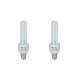 Bajaj 15W B-22 Ecolux White 2U CFL (Pack of 2)