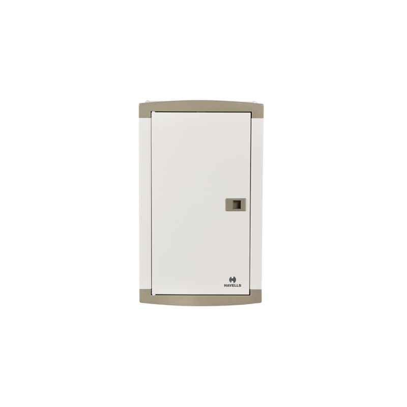 Havells QVE Series TPN (Pearlz Ivory-Double Door) Distribution Boards-DHDNTHCDPW06
