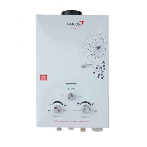 Buy Genius GB2 ECO Mini Gas Water Heater, Capacity: 6 L Online At
