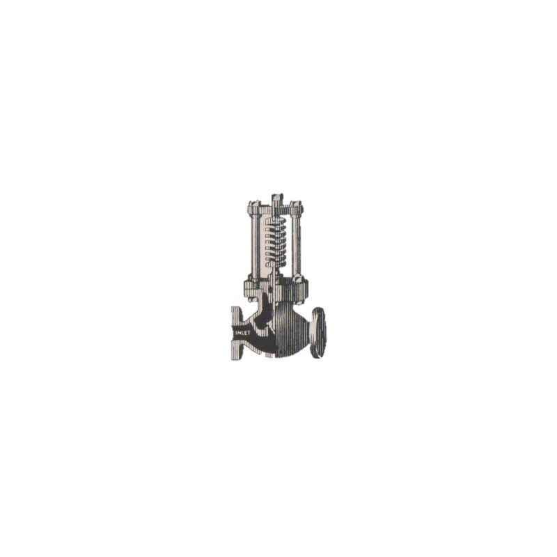 Divine C.I. Open Flow Spring Loaded Relief Valve (Globe Type), Size: 10 in
