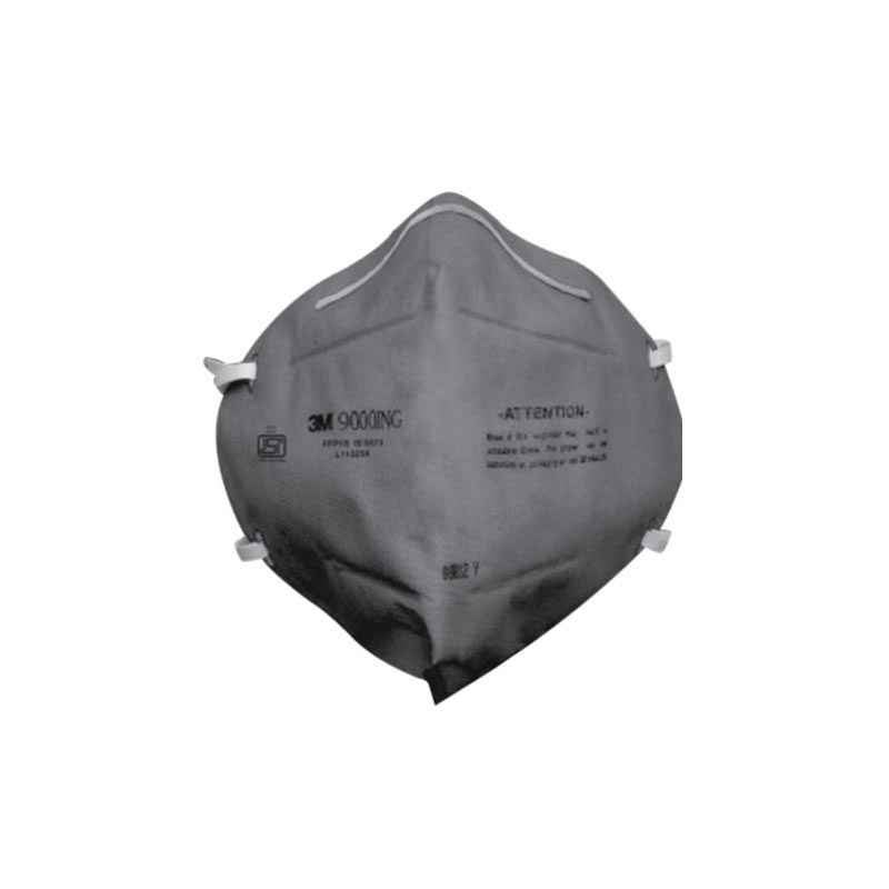 3M Dust/Mist Respirator Mask, BIS P1, 9000ING (Pack of 5)