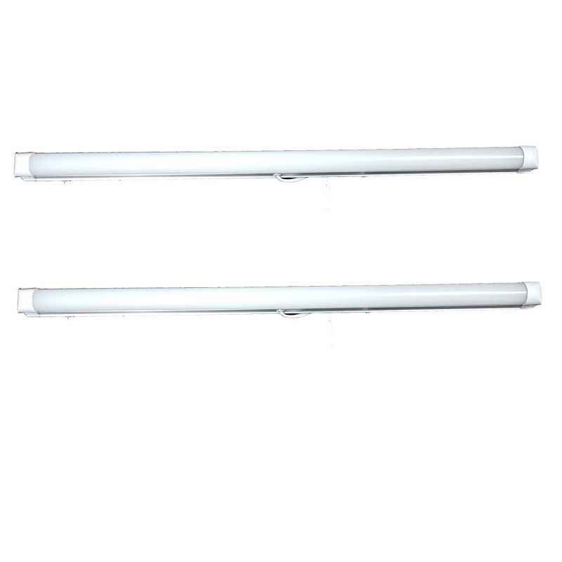 Philips Ace Saver 2ft 8W 6500K LED Batten Light with Base (Pack of 2)