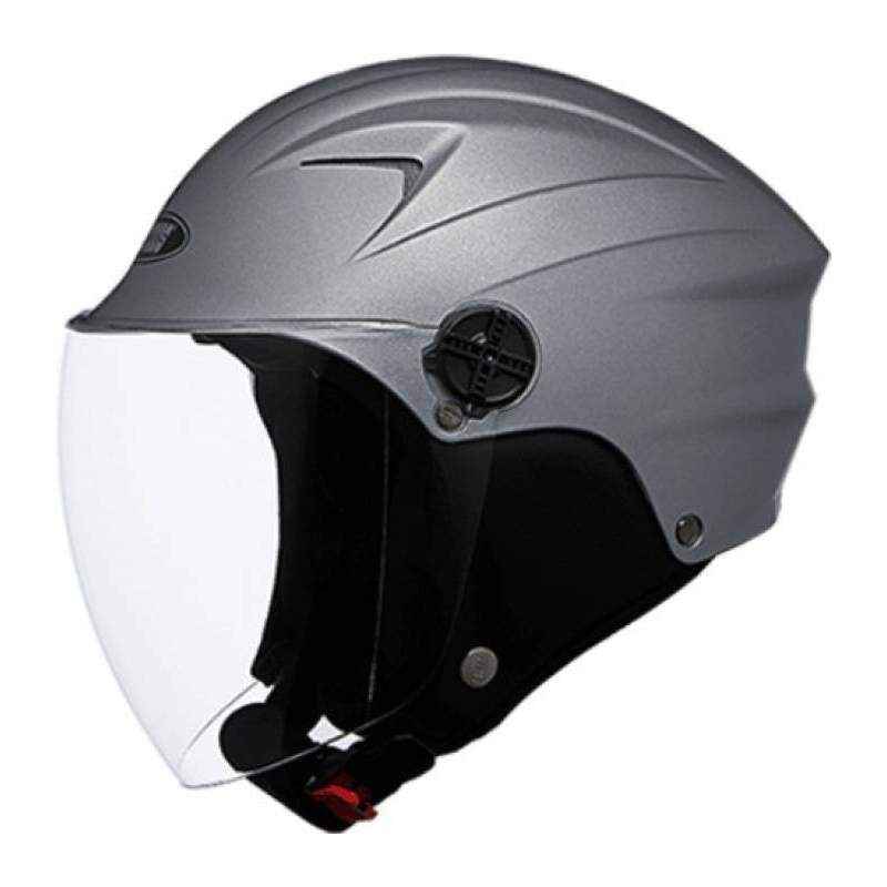 Studds Dame Matte & Gun Grey Open Face Helmet, Size: XS