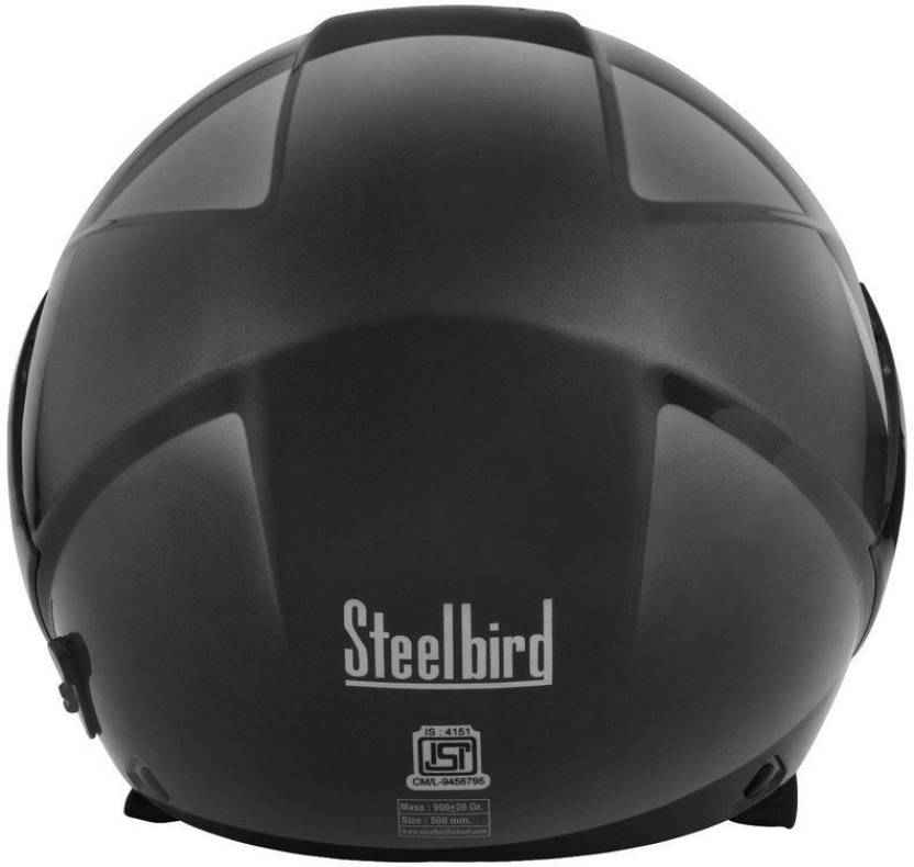 Steelbird helmet eve dashing hot sale black