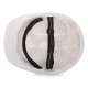 Karam White Plastic Cradle Nape Type Safety Helmet, PN-501 (Pack of 5)