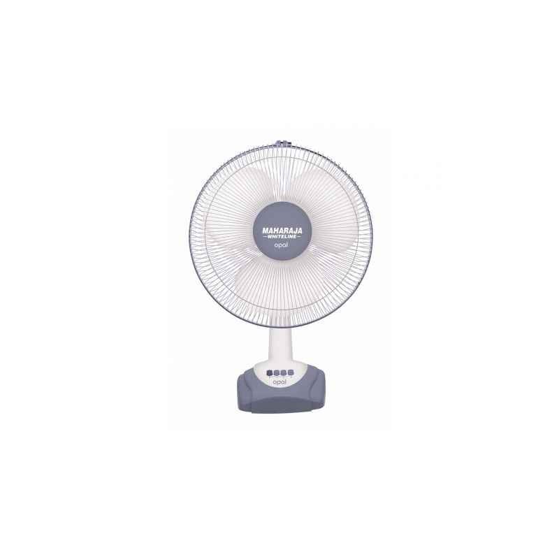 Maharaja Whiteline Opal 1350rpm White Table Fan, Sweep: 400 mm