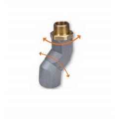 Groz Dual Plane Fuel Nozzle Swivel, SWV/DP/3-4/N