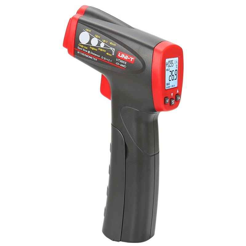 Uni-T UT300S Non Contact Digital Infrared Thermometer with LCD Backlight, TECH2215