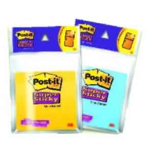 3M Post-it Super Sticky Notes, Size: 3 x 3 Inch (Pack of 10)