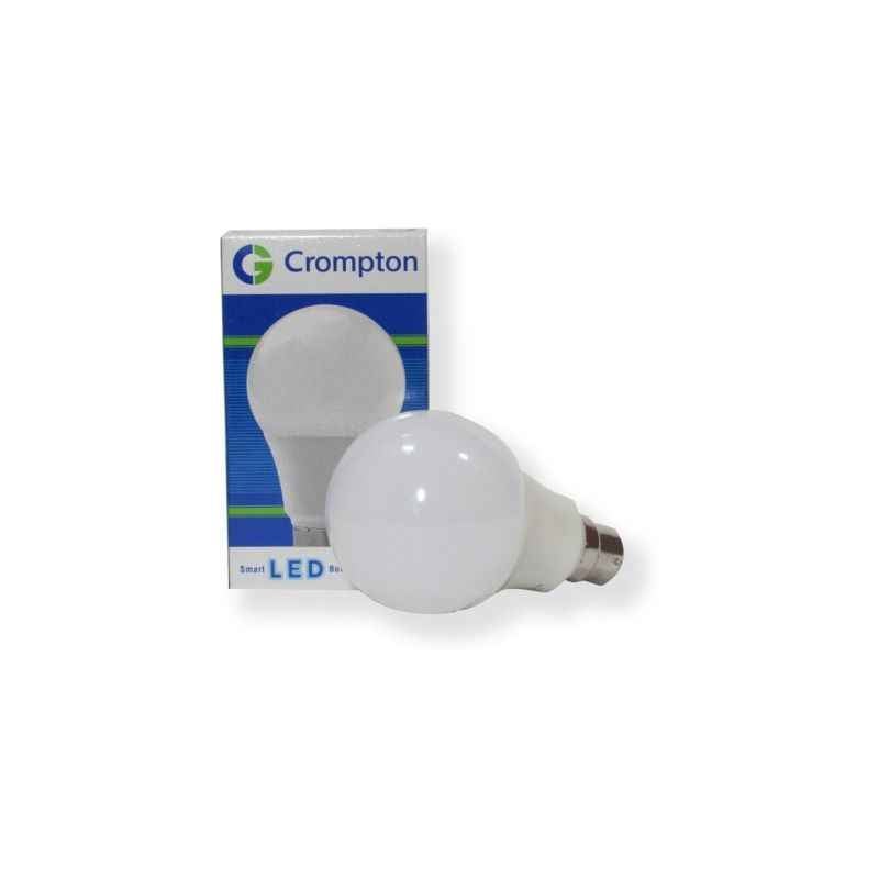 Crompton 9W B-22 White Smart LED Bulbs (Pack of 2)
