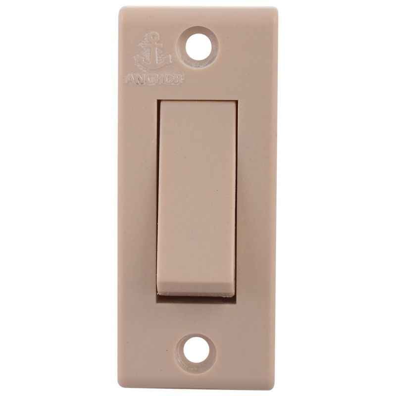Anchor Penta Deluxe 6A 1 Way Ivory Switch, 50010