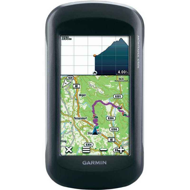 Garmin Montana 650 Handheld Touchscreen GPS Receiver, Display: 2 x 3.5 in