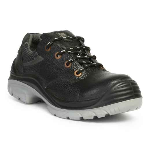 black safety shoes steel toe