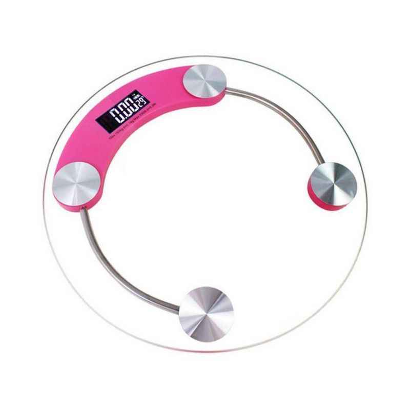 Aliston AL-510 Pink Digital Bathroom Personal Health Check-Up Weighing Scales, Capacity: 180 kg