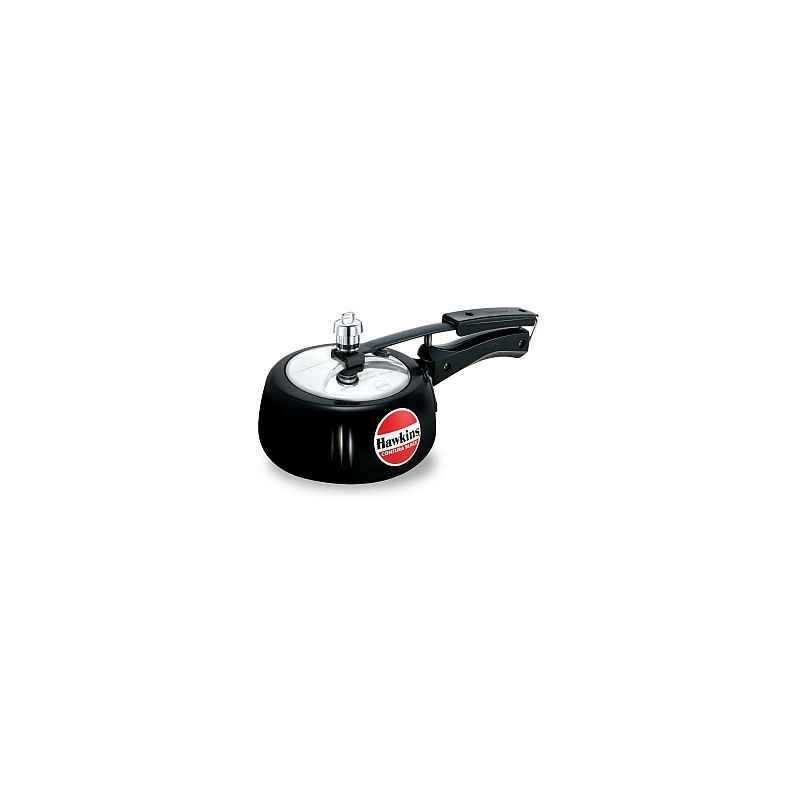 Hawkins Contura Black 1.5 Litre Pressure Cooker, CB15