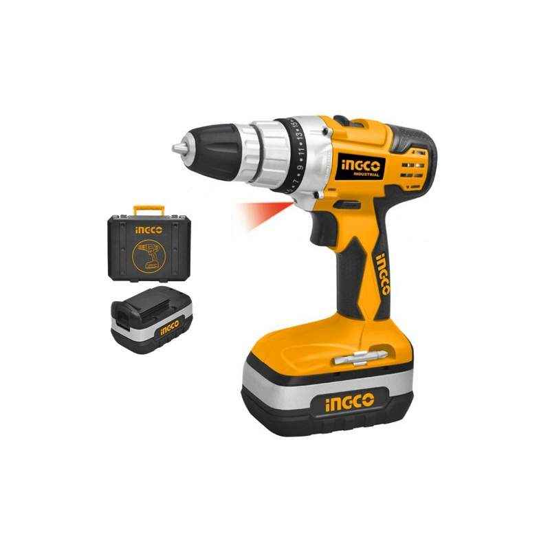 Ingco 1400rpm Industrial Cordless Drill, CDT218180